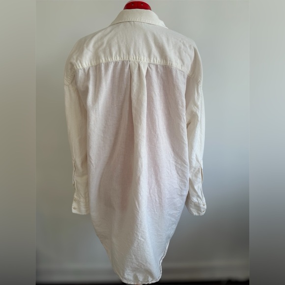 H&M Oversized Fringe Detail Shirt - size S - Picture 4 of 9